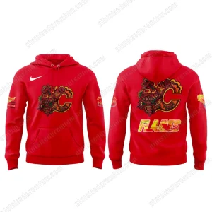 Calgary Flames Asian Fans 2025 Limited Red Shirt, Hoodie