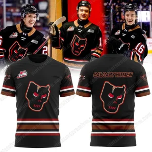 Calgary Hitmen Power Play Black 2025 T-Shirt Calgary Hitmen Power Play Black 2025 T-Shirt