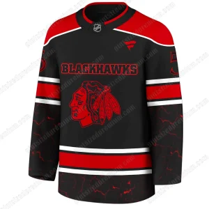 Chicago Blackhawks Stranger Things Hockey Jersey