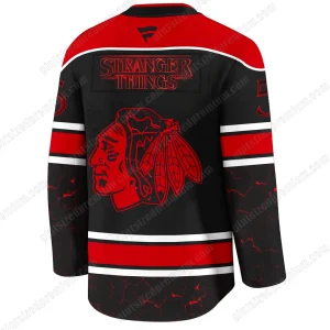 Chicago Blackhawks Stranger Things Hockey Jersey
