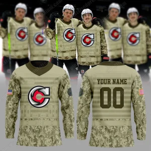 Cincinnati Cyclones 2025 Military Appreciation Night Hockey Jersey Cincinnati Cyclones 2025 Military Appreciation Night Hockey Jersey