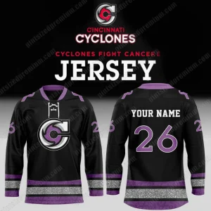 Cincinnati Cyclones Fight Cancer 2025 Limited Hockey Jersey Cincinnati Cyclones Fight Cancer 2025 Limited Hockey Jersey