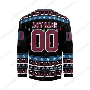 Colorado Avalanche 2025 Merry Christmas Hockey Jersey