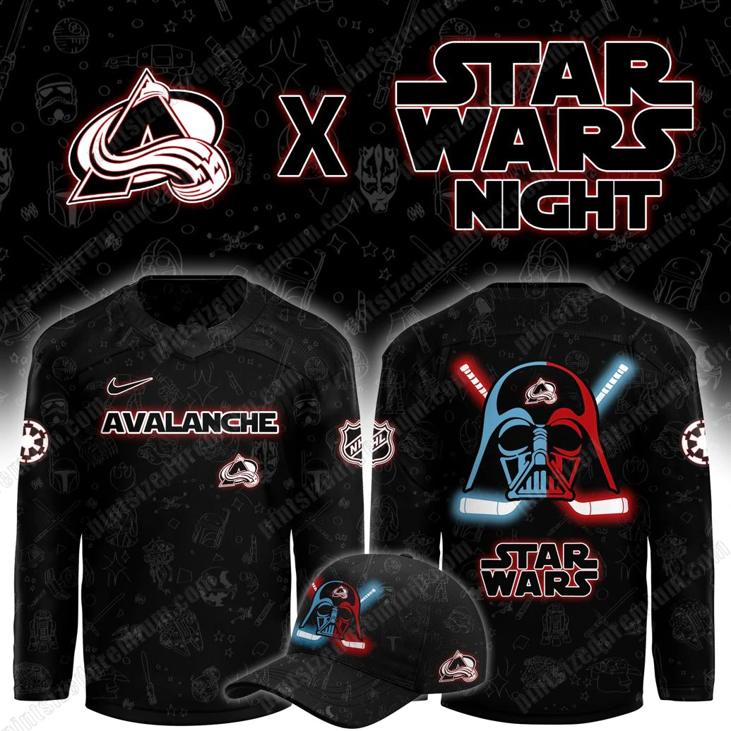 Colorado Avalanche Star Wars Hockey Jersey Colorado Avalanche Star Wars Hockey Jersey