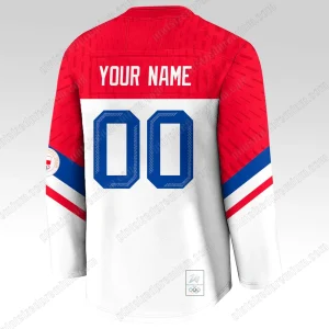 Czech Republic 2026 Hockey Olympic Jersey