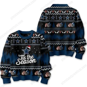 Dallas Cowboys Tis The Season Ugly Sweater