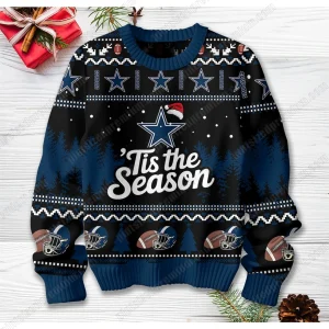 Dallas Cowboys Tis The Season Ugly Sweater
