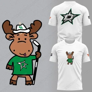 Dallas Stars – Doodle Moose New T-Shirt Dallas Stars – Doodle Moose New T-Shirt