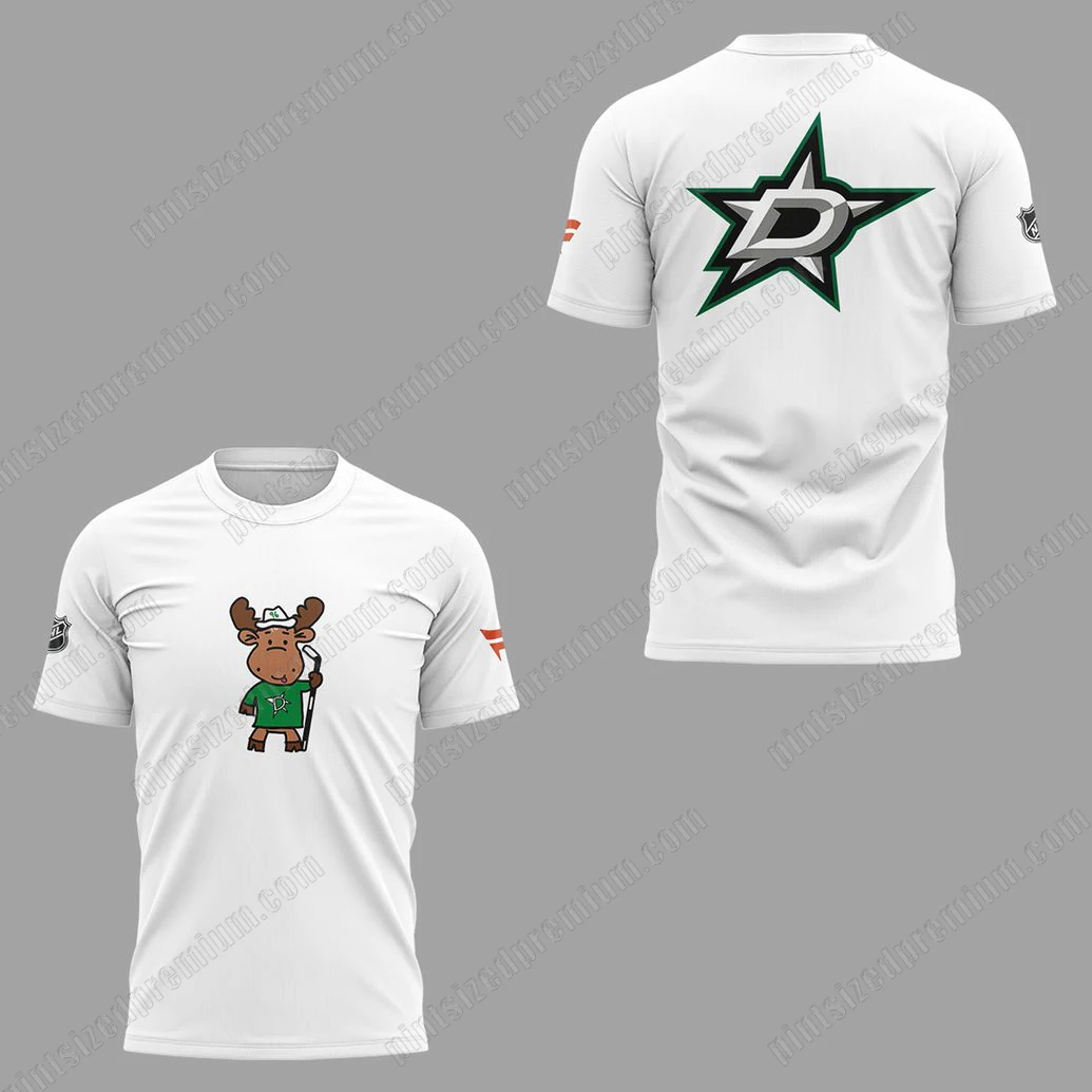 Dallas Stars - Doodle Moose New T-Shirt Dallas Stars - Doodle Moose New T-Shirt