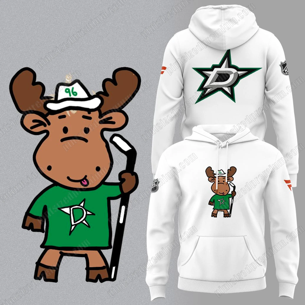 Dallas Stars - Doodle Moose New T-Shirt Dallas Stars - Doodle Moose New T-Shirt