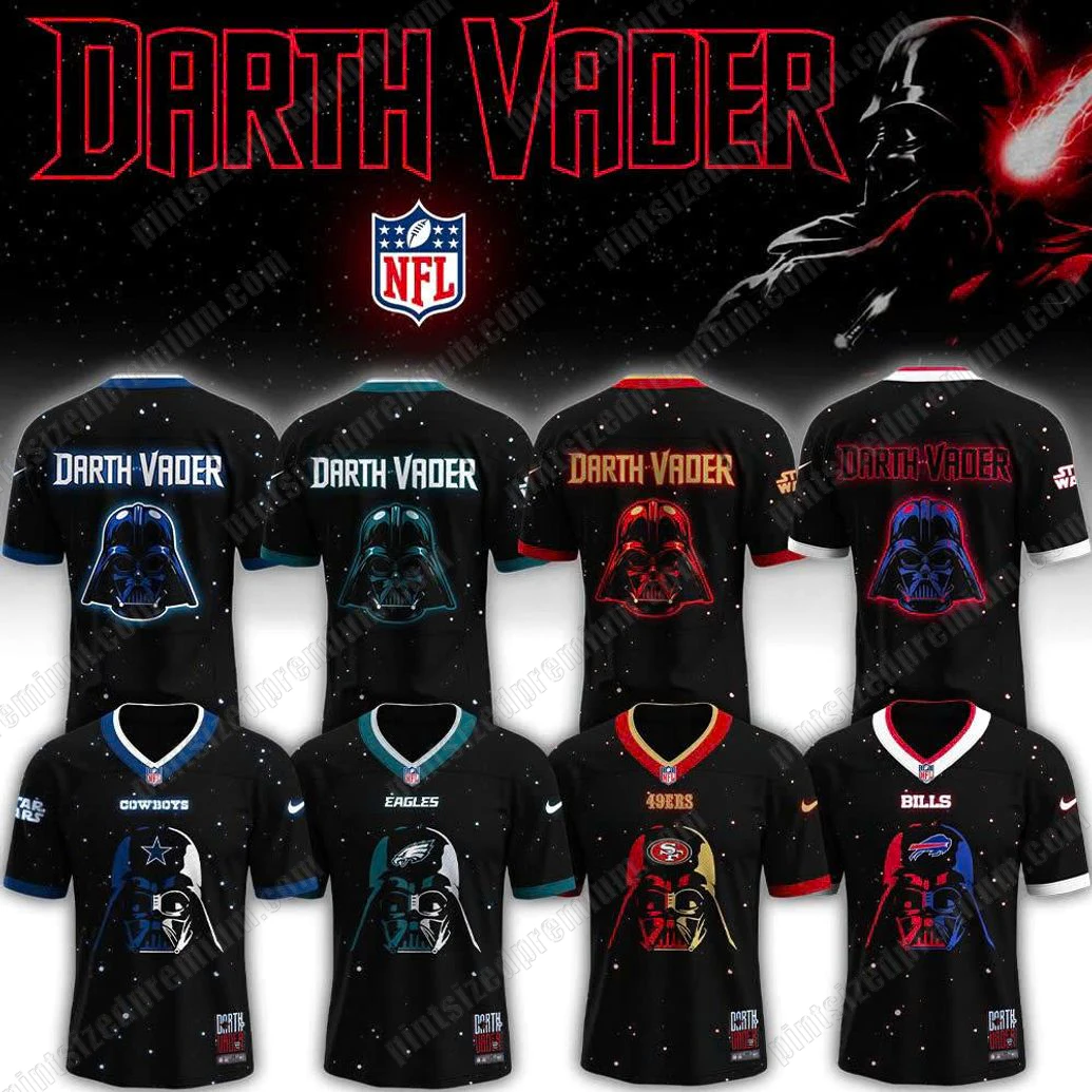 Darth Vader Star Wars x All Teams NFL 2025 Collection Jersey Darth Vader Star Wars x All Teams NFL 2025 Collection Jersey