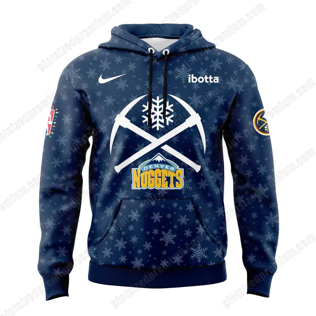 Denver Nuggets 2025 Christmas Day Hoodie Denver Nuggets 2025 Christmas Day Hoodie