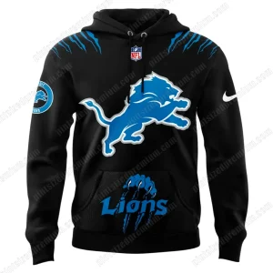 Detroit Lions 2025 Back In Black Limited Hoodie
