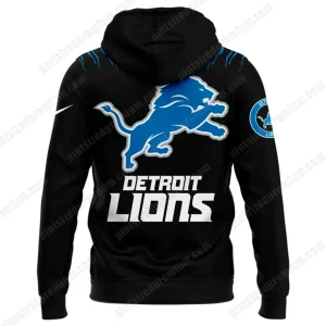 Detroit Lions 2025 Back In Black Limited Hoodie