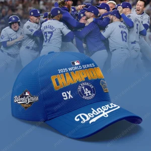 Dodgers World Series 2025 Champions Cap