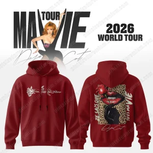 Doja Cat Ma Vie World Tour 2026 Red T-Shirt