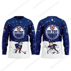 Edmonton Oilers x Bluey And Bingo New Hockey Jersey