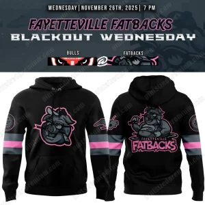 Fayetteville Fatback Blackout Hoodie 2025