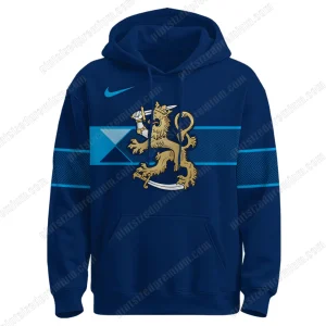Finland National 2026 Olympic Navy Hoodie