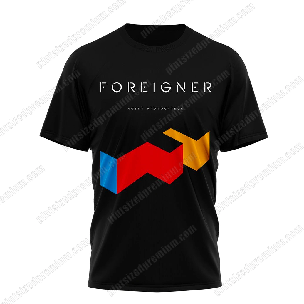 Foreigner Vintage Agent Provocateur 2025 Limited T-Shirt Foreigner Vintage Agent Provocateur 2025 Limited T-Shirt