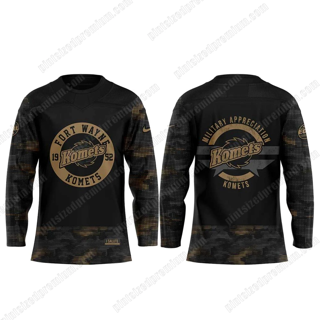 Fort Wayne Komets Appreciation Night 2025 Limited Hockey Jersey Fort Wayne Komets Appreciation Night 2025 Limited Hockey Jersey