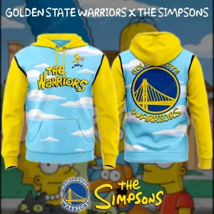 Golden State Warriors x The Simpsons Hoodie 2025
