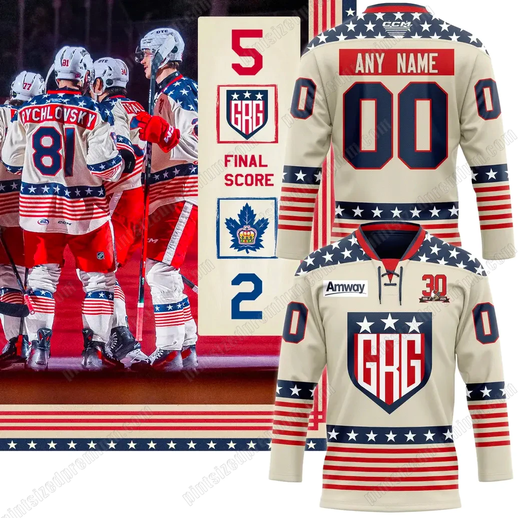 Grand Rapids Griffins Military Night 2025 Special Jersey Grand Rapids Griffins Military Night 2025 Special Jersey