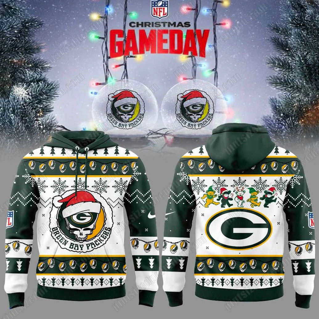 Green Bay Packers Gameday Christmas Limited Hoodie Green Bay Packers Gameday Christmas Limited Hoodie