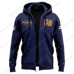Green Bay Packers GB Classic New 2025 Zip Hoodie