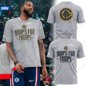 Hoops For Troops Los Angeles Clippers Veteran’s Day T-Shirt