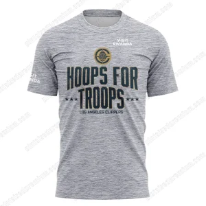 Hoops For Troops Los Angeles Clippers Veteran’s Day T-Shirt