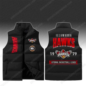 Illawarra Hawks NBL Sleeveless Puffer Jacket