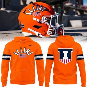 Illinois Fighting Illini Military Appreciation 2025 Hoodie