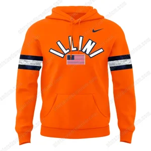 Illinois Fighting Illini Military Appreciation 2025 Hoodie