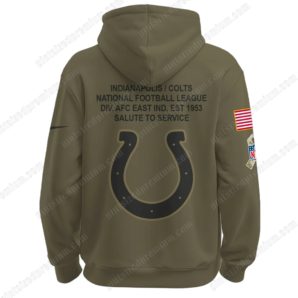 IND Indianapolis Colts 2025 Salute To Service Hoodie IND Indianapolis Colts 2025 Salute To Service Hoodie