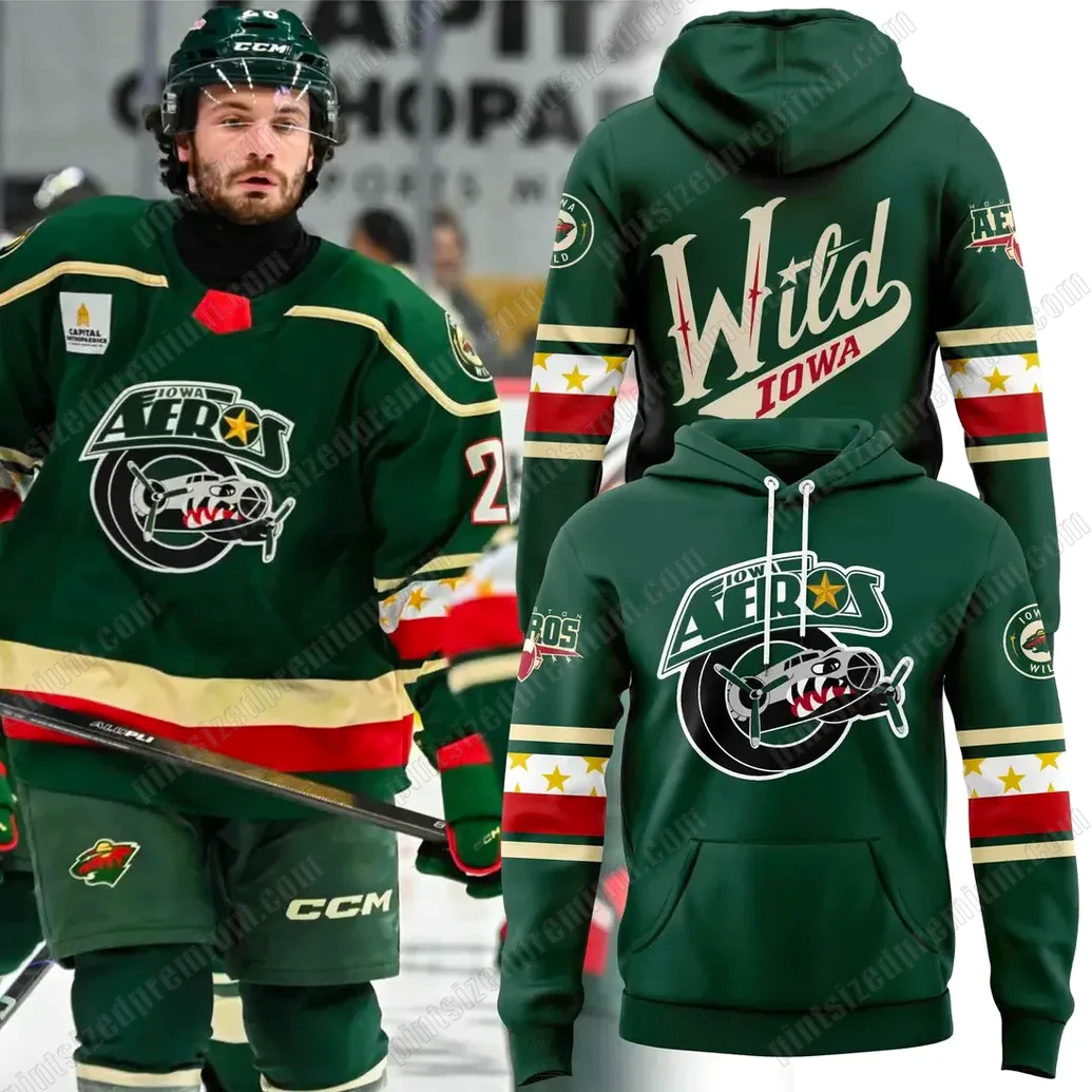 Iowa Aeros 2025 Veterans Appreciation Night New Hoodie Iowa Aeros 2025 Veterans Appreciation Night New Hoodie