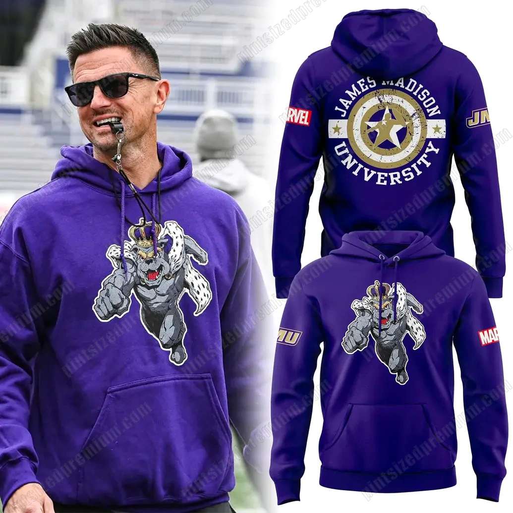 James Madison x Marvel Super Hero Day 2025 Hoodie James Madison x Marvel Super Hero Day 2025 Hoodie