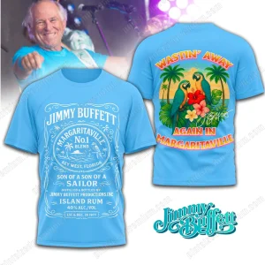 Jimmy Buffet Wastin Away Again Margaritavilla No1 T-Shirt Jimmy Buffet Wastin Away Again Margaritavilla No1 T-Shirt