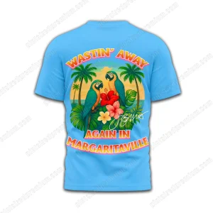 Jimmy Buffet Wastin Away Again Margaritavilla No1 T-Shirt