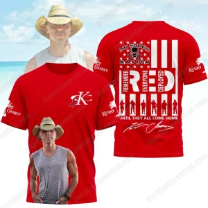 Kenny Chesney Remember Everyone Deployed No Shes Nation Red T-Shirt