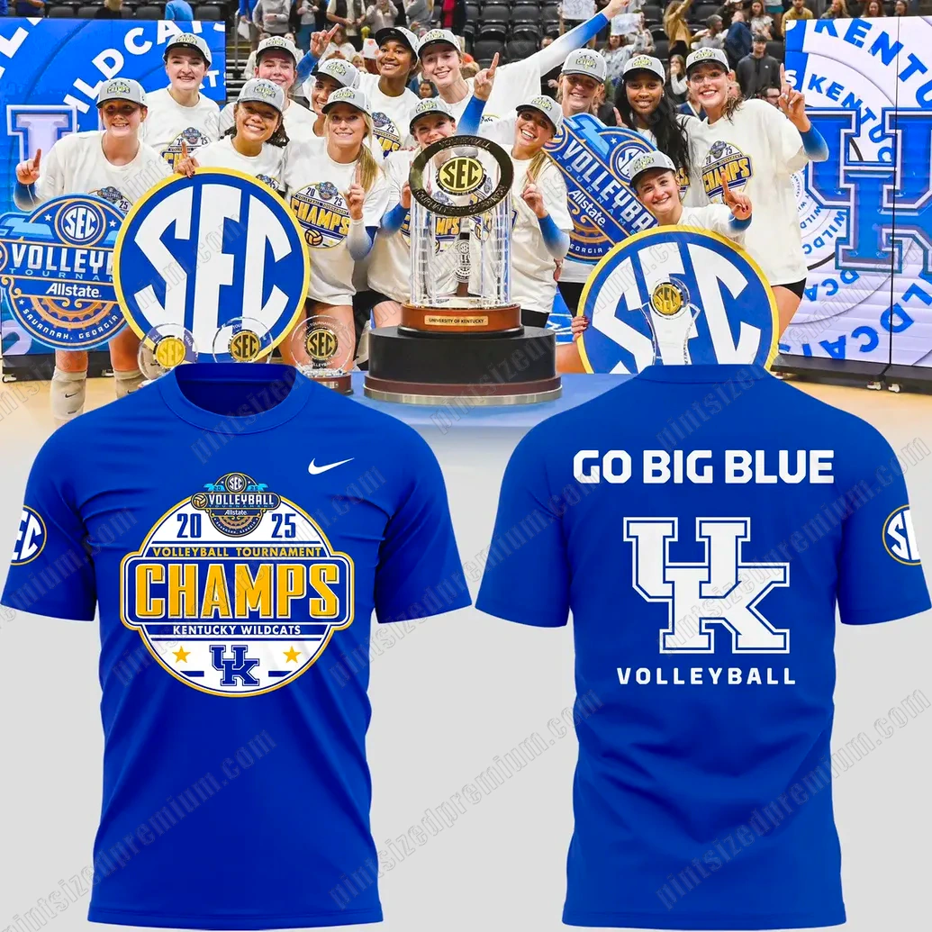 Kentucky Wildcats SEC Women 2025 Champions T-Shirt Kentucky Wildcats SEC Women 2025 Champions T-Shirt