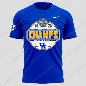 Kentucky Wildcats SEC Women 2025 Champions T-Shirt