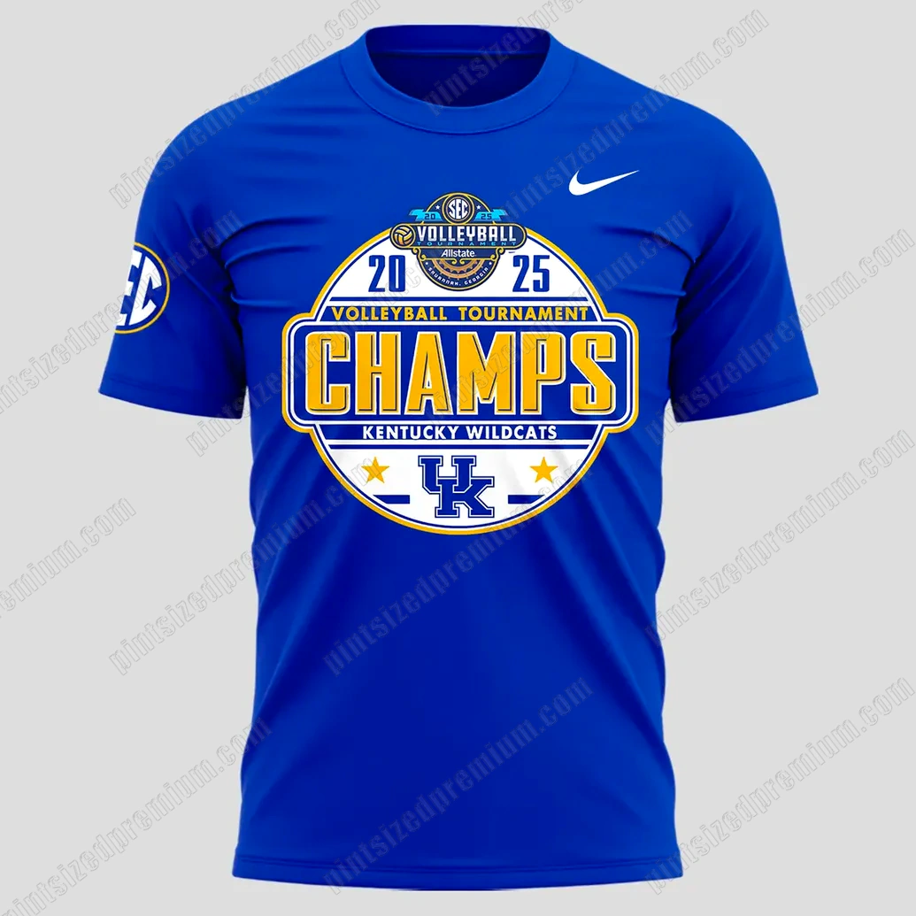 Kentucky Wildcats SEC Women 2025 Champions T-Shirt Kentucky Wildcats SEC Women 2025 Champions T-Shirt