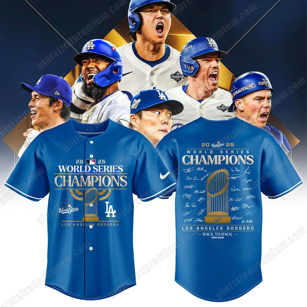 LA Dodgers 2025 World Series Winner Limited Baseball Jersey LA Dodgers 2025 World Series Winner Limited Baseball Jersey