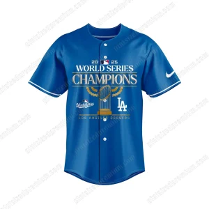 LA Dodgers 2025 World Series Winner Limited Baseball Jersey