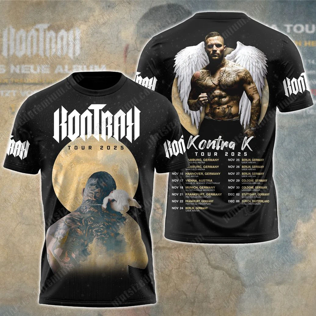 Limited Edition Kontra K Tour 2025 For Fans T-Shirt Limited Edition Kontra K Tour 2025 For Fans T-Shirt