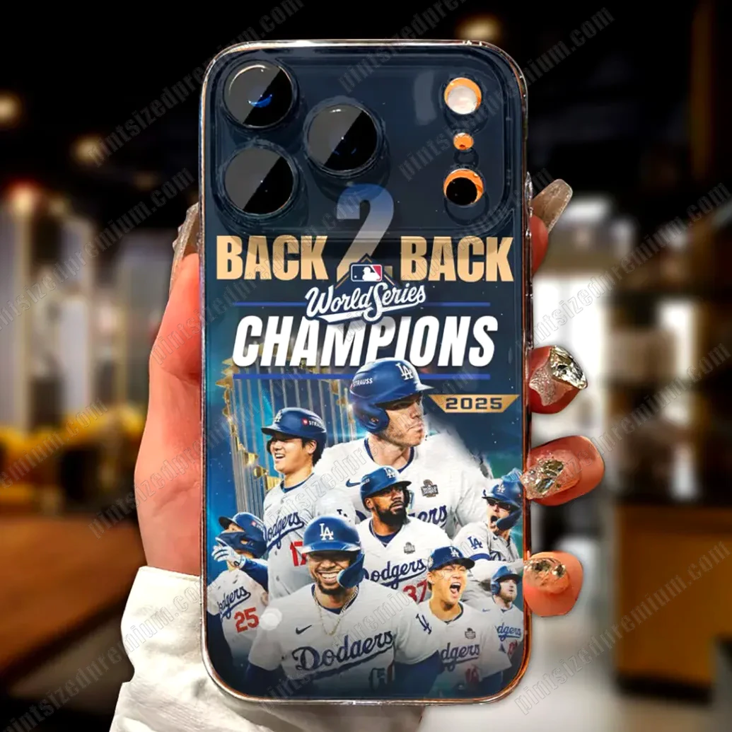 Los Angeles Dodgers 2025 World Series Champions Champions Phone Case Los Angeles Dodgers 2025 World Series Champions Champions Phone Case