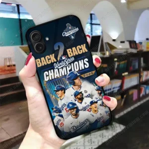 Los Angeles Dodgers 2025 World Series Champions Champions Phone Case