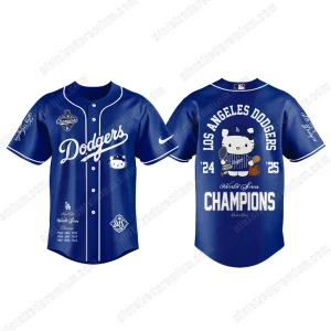 Los Angeles Dodgers x Kitty 2025 World Series Champions Jersey