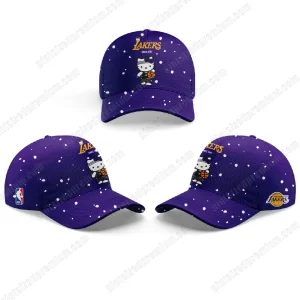 Los Angeles Lakers x Hello Kitty 2025 Since 1947 Hoodie Cap